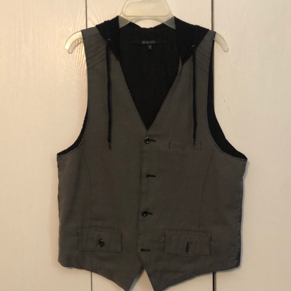 Hooded dress vest